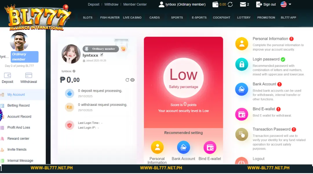Connect with customer service staff when encountering account problems